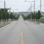 宮古島マラソンで使用される公認コース＝12日、城辺加治道