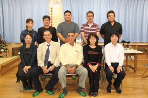 狩俣小学校創立１３０周年記念事業推進委員会の役員たち