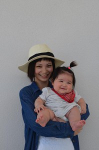 下里　美蘭ちゃん（５カ月）お母さん・美香さん