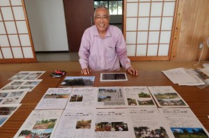 佐藤会長はこれまで会の取り組みを紹介する「会報」を21号発行。「桜の名所」に向け、精力的な活動を行っている
