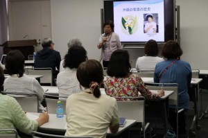 「沖縄の看護の歴史」をテーマに行われた講演会＝２４日、宮古病院